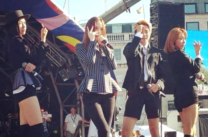 Penampilan f(x) Tanpa Sulli di London Korean Festival 2015 Dipuji Netter