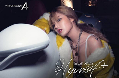 HyunA Pamer Punggung Seksi dan Paha Mulus di Foto Teaser Album 'A+'