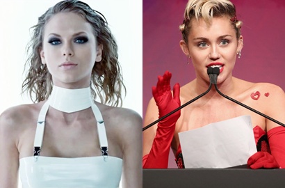 Taylor Swift Anggap Miley Cyrus Iri Karena Sindir Video Musik 'Bad Blood'