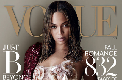 Beyonce Pakai Baju Menerawang di Sampul Vogue