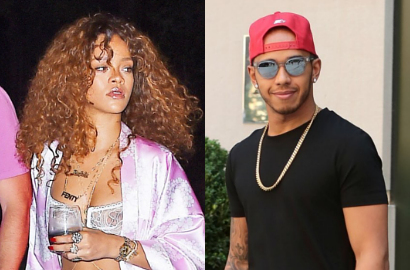 Liburan Bareng Lewis Hamilton, Rihanna Pakai Bikini Seksi