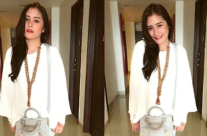 Jadi Tamu 'Rumpi', Prilly Suap-Suapan dengan Baim Wong