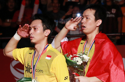 Juara di Kejuaran Dunia 2015, Ahsan/Hendra Dapat Selamat dari Ibu Negara