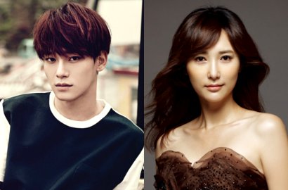 Bikin Iri, Chen EXO-Kim Bokyung Pelukan Mesra di Latihan Musikal 'The Heights'