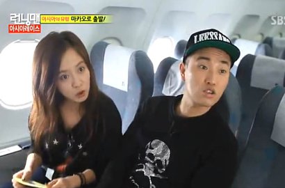 Cieee Gary dan Song Ji Hyo Gandengan Tangan di Bandara Tiongkok