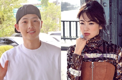 Song Joong Ki Cuek ke Song Hye Kyo di Foto Syuting 'Descendants of the Sun'