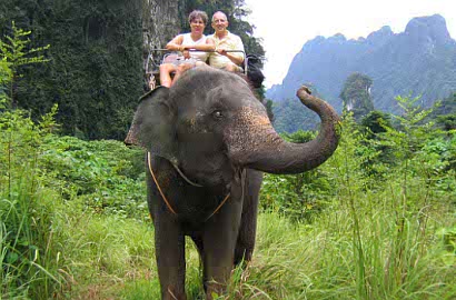Waduh, Gajah di Thailand Ini Ngamuk dan Bawa Kabur Turis  Tiongkok