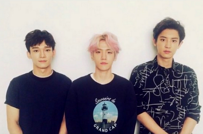 Baekhyun, Chen dan Chanyeol EXO Sapa Penggemar Lewat Instagram