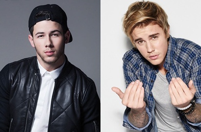 Sama-Sama Foto Pakai Baju Dalam, Nick Jonas Cibir Justin Bieber