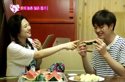 Gombalnya Sungjae Ingin Makan Cinta Joy di 'We Got Married'
