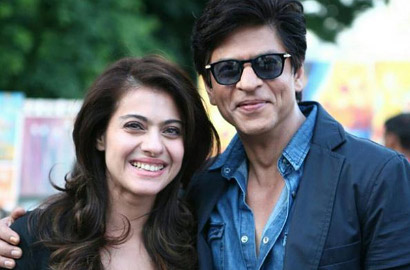 Bikin Iri, Romantisnya Shahrukh Khan Peluk Kajol di Video Syuting 'Dilwale'