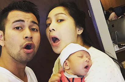 Intip Pose Tidur Ganteng Raffi Ahmad dan Rafathar, Mirip?