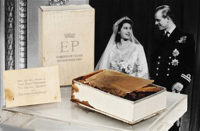 Potongan Kue Pernikahan Ratu Elizabeth Dijual, Berapa Harganya?