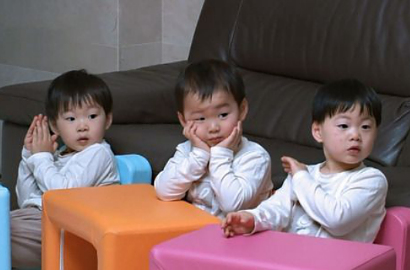 Triplet Song Il Gook Jadi Hantu Super Imut di 'Superman is Back'