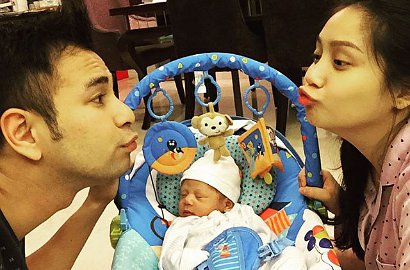 Jelang Sebulan, Intip Foto Lucu Rafathar dan Raffi Ahmad Saling Lirik