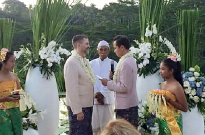 Heboh Pernikahan Gay di Bali, Manajer Hotel Sebut Itu Ritual Pembersihan