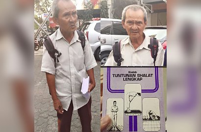 Penjual Buku Keliling Pintar Berbahasa Asing Bikin Netter Heboh