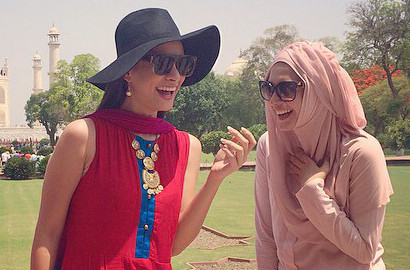 'Musuhan', Nabila Syakieb Ceria Sambut Vicky Monica Balik ke 'Cinta di Langit Taj Mahal'