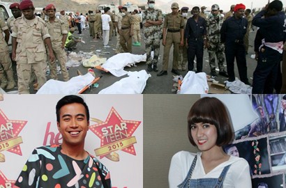 Sedih Tragedi Mina, Chika Jessica, Vidi dan Ayu Dewi cs Kirim Doa