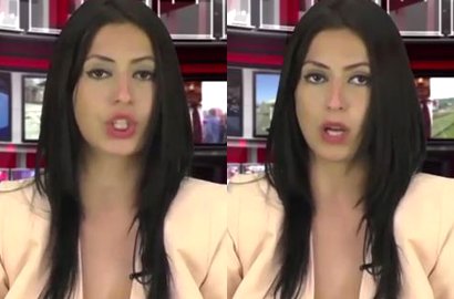 Berpakaian Super Seksi, Presenter TV di Albania Ini Gegerkan Publik