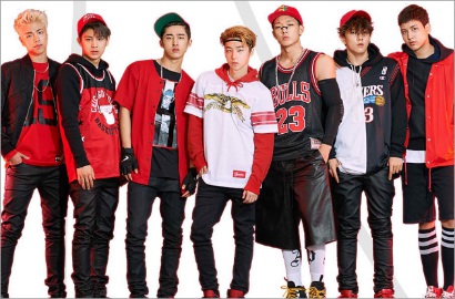 iKON Pamer Pakai Kostum Basket di Poster MV Debut 'Rhythm Ta'