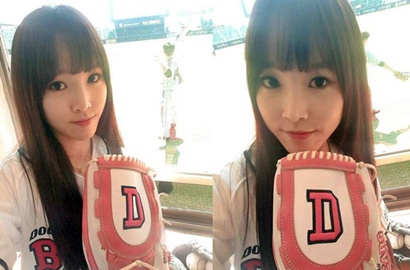 Keren dan Memukau, Ini Pose Yuju G-Friend Saat Jadi Pelempar di Pertandingan Bisbol