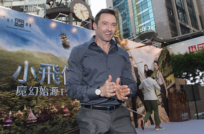 Promosi Film 'Pan', Hugh Jackman Hebohkan Fans Hong Kong