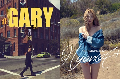 Usai Seventeen, HyunA dan Gary Juga Masuk Top 10 Billboard World Album