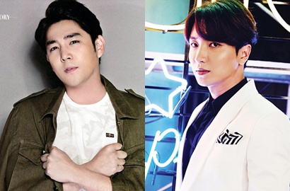 Berangkat ke Jakarta, Ini Gaya Santai Leeteuk-Kangin SuJu