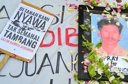 Ini Tersangka Pembunuh Salim Kancil