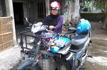 Sri, Difabel yang Rela Touring Motor se-Indonesia demi Penyandang Cacat