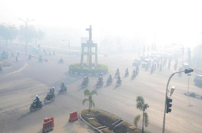 Foto Bayi Korban Asap Riau Jadi Perbincangan Hangat Publik