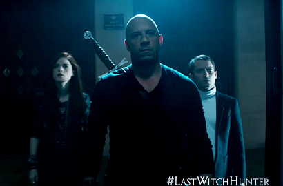 Vin Diesel Perangi Penyihir Seram di Klip Terbaru 'The Last Witch Hunter'