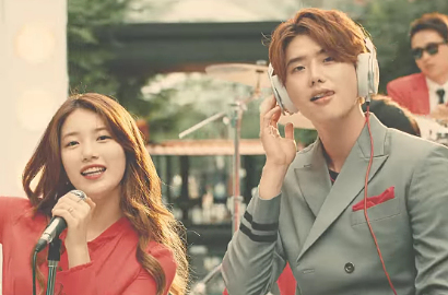 Lee Jong Suk dan Suzy miss A Kompak Ngeband Bareng di Iklan BBQ Chicken