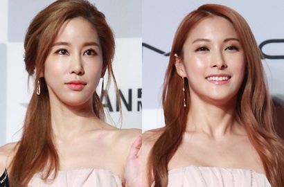 Pakai Gaun Kembar di Acara Sama, Cantikan Gyuri Kara Atau Miss Korea Kim Joo Ri?