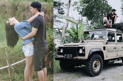 Super Hot, Glenn Alinskie Kecup Bibir Chelsea Olivia di Bali