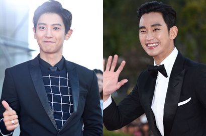 Intip Gaya Kim Soo Hyun, Chanyeol EXO cs di Red Carpet Korea Drama Awards 2015