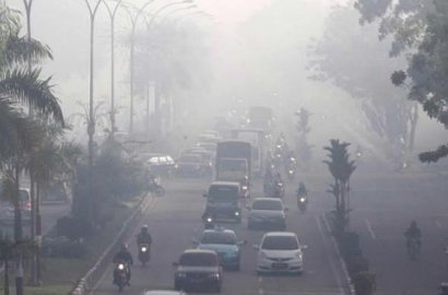 Beginilah Penampakan Kabut Asap Sumatera dari Luar Angkasa