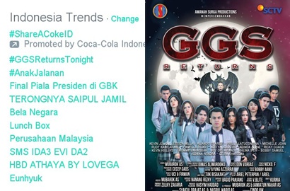 Siap Tayang Malam Ini, 'GGS Returns' di Puncak Trending Topik Twitter