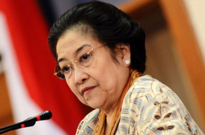 Netter Heboh Megawati Disambut Banner 'Selamat Datang Presiden' di Korsel