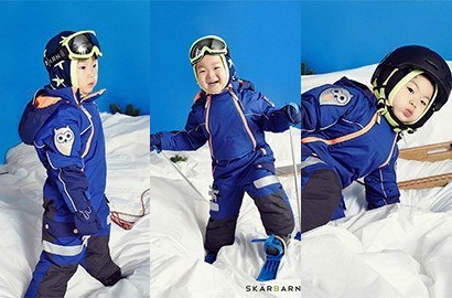 Kyaaa, Gemesnya Triplet Song Main Salju di Iklan Skarbarn