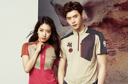 Cieee, Mesranya Lee Jong Suk Cium Kepala Park Shin Hye di Foto Iklan Millet