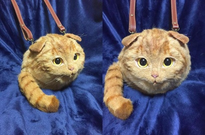 Bikin Gemas, Tas Ini Mirip Banget dengan Kucing Asli
