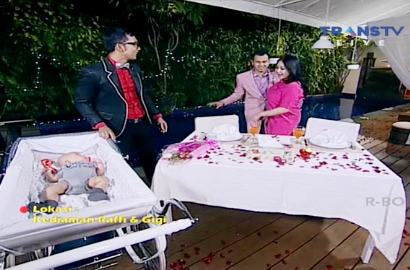 Ultah Pernikahan di 'Happy Show', Raffi 'Mandi Besar' Gara-Gara Kejutan Nagita