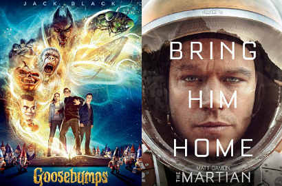 'Goosebumps' Sukses Geser Posisi 'The Martian' di Puncak Box Office