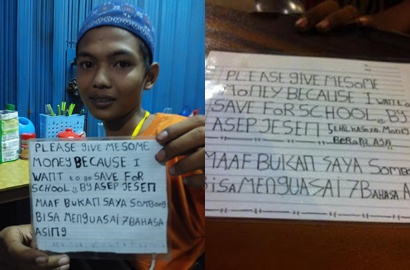 Asep Jesen, Pengamen Pasar Minggu yang Kuasai 7 Bahasa