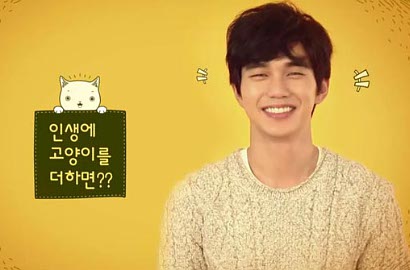 Dobel Unyu, Yoo Seung Ho Gendong Kucing di Teaser 'Imaginary Cat'