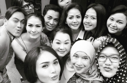 Nassar Ikut Selfie di Arisan Ladies Yuni Shara, Ini Reaksi Netter