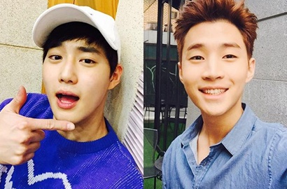 Foto Bareng Produser Lagi, Henry SuJu-M dan Suho EXO Bakal Kolaborasi?