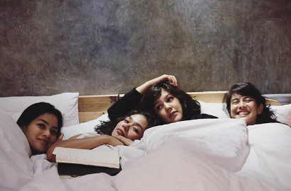 Pertama Kali Syuting Bareng, Geng Cinta Pesta Piyama di 'AADC 2'